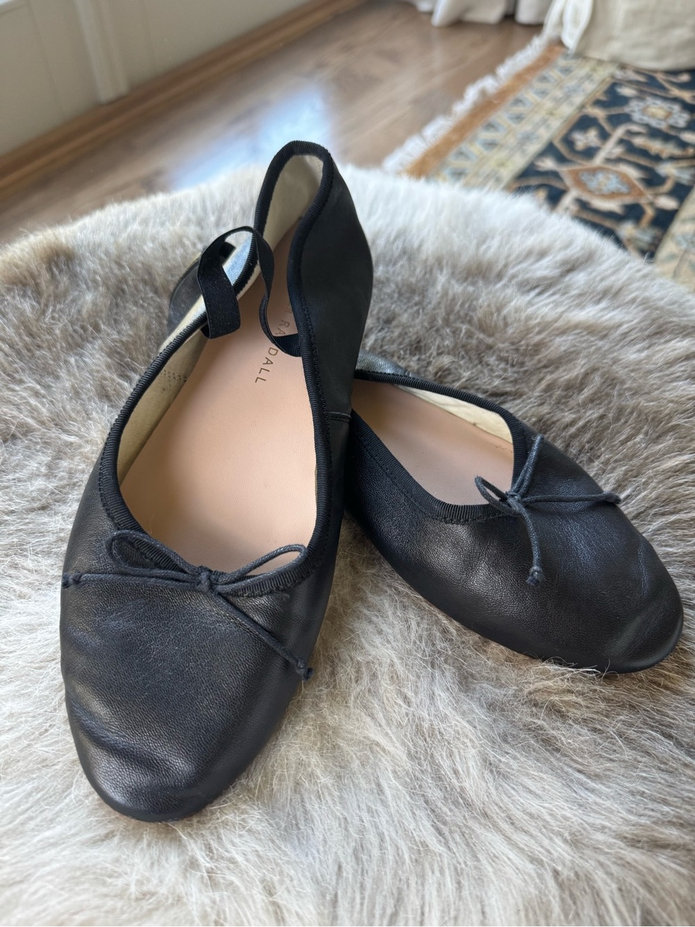 Loeffler Randall Black Ballet Flats size 7.5